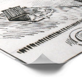 Luchtdraaiende ruimte poster (Hoek)