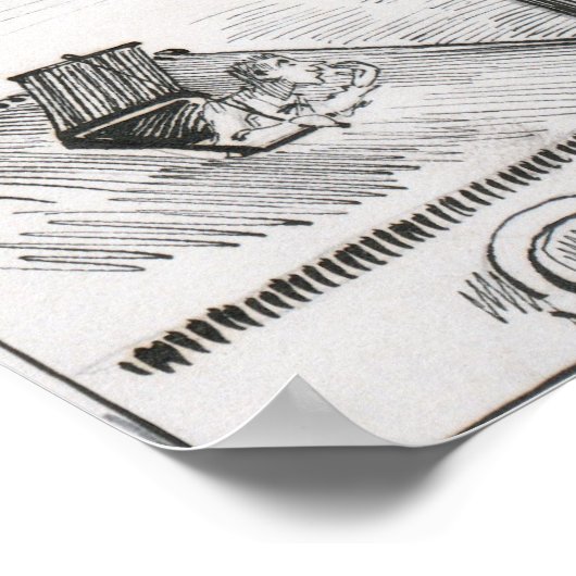 Luchtdraaiende ruimte poster (Hoek)