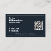 Luchtdrone UAV Custom QR Visitekaartje (Achterkant)