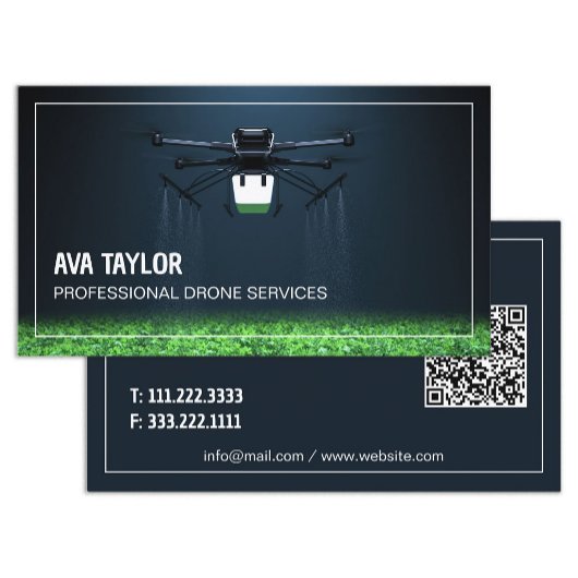 Luchtdrone UAV Custom QR Visitekaartje