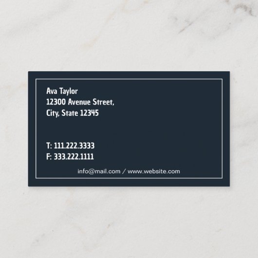 Luchtdrone UAV-diensten Visitekaartje (Achterkant)