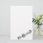 Luchtdrukcilinder Briefpapier (Staand voorkant)
