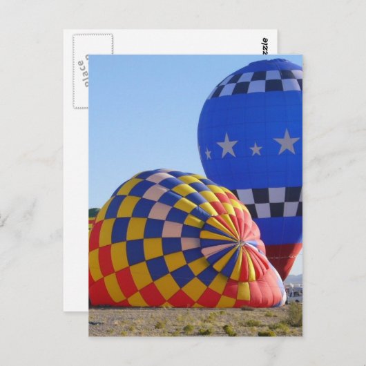 Luchten omhoog briefkaart (Voorkant / Achterkant)