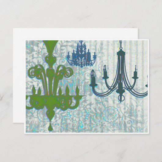 luchters briefkaart (Voorkant / Achterkant)