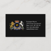 Luchters Couture™ Monogram Unisex Visitekaartje (Achterkant)