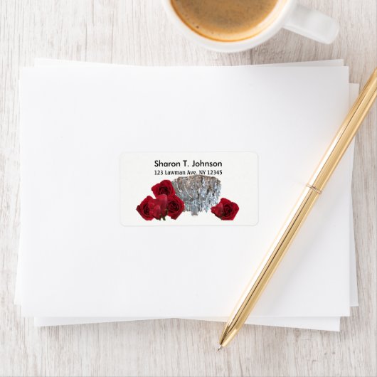 Luchters en Rozen Adres Etiket (Insitu)