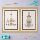 Luchters  Franse architectuurtekening Tissuepapier (Craft)