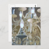 Luchters, lichte glas en luchters briefkaart (Voorkant / Achterkant)