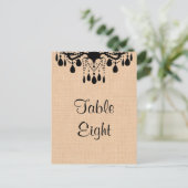 luchters op het nummer van de druppelteller briefkaart (Staand voorkant)