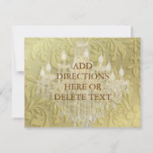 luchters, RSVP- en ontvangkaarten RSVP Kaartje (Achterkant)