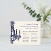 Luchters voor accommodatie informatiekaartje (Staand voorkant)