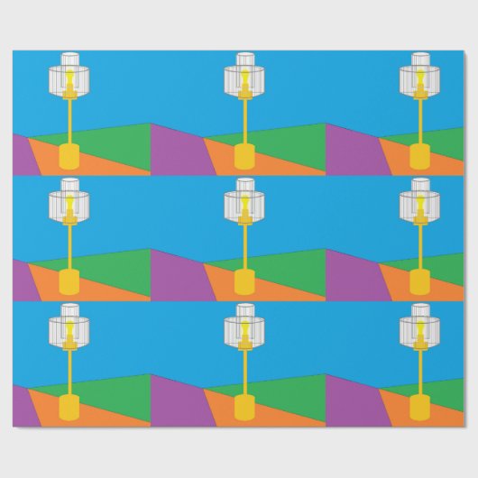 Luchters wrapppapier cadeaupapier (Vlak)