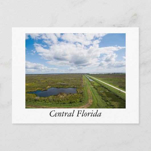 Luchtfoto Centraal Florida Briefkaart (Voorkant)
