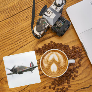 Luchtfoto, Cool Fun Luchtvaart Glazen Onderzetter