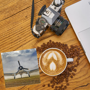 Luchtfoto, Cool Fun Luchtvaart Glazen Onderzetter