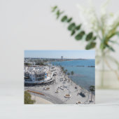 Luchtfoto Paphos waterfront drone Briefkaart (Staand voorkant)