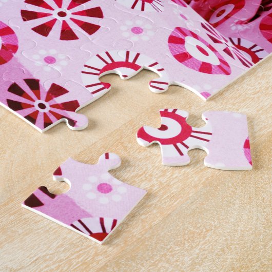 Luchtfoto uitzicht, Amman, Jordan stadsgezicht. Legpuzzel (Zijkant)