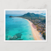 Luchtfoto Uitzicht had Rin Thailand Illustratie Briefkaart (Voorkant)