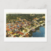 Luchtfoto Uitzicht van Lake Charles, Louisiana,  Briefkaart (Voorkant)