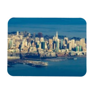 Luchtfoto van de baai van San Francisco Magneet