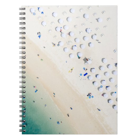 Luchtfoto van de kust notitieboek (Voorkant)