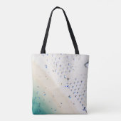 Luchtfoto van de kust tote bag (Achterkant)