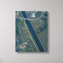 Luchtfoto van de skyline van de stad