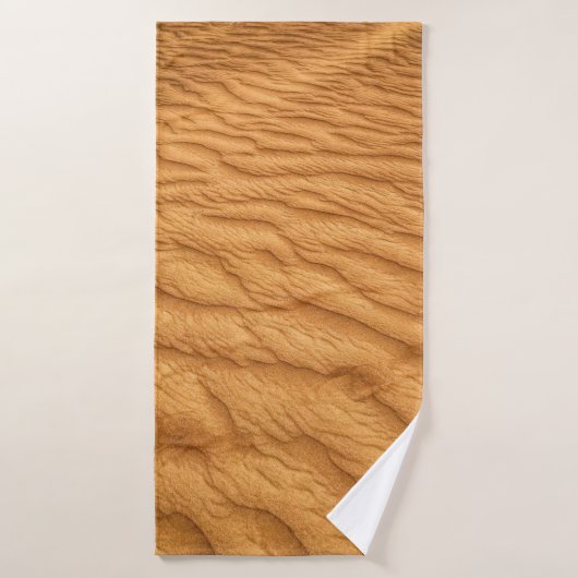 Luchtfoto van de woestijn badhanddoek (Badhanddoek)