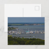 Luchtfoto van Florida Marina Briefkaart (Voorkant / Achterkant)