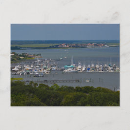 Luchtfoto van Florida Marina Briefkaart