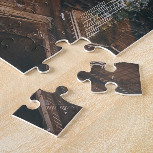 Luchtfoto van het centrum van Toronto, Ontario | C Legpuzzel (Zijkant)