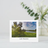 Luchtfoto van het meer van Okeechobee Briefkaart (Staand voorkant)