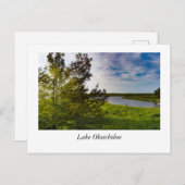 Luchtfoto van het meer van Okeechobee Briefkaart (Voorkant / Achterkant)