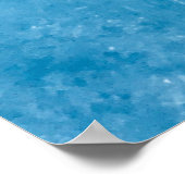 Luchtfoto van het waterlichaam poster (Hoek)