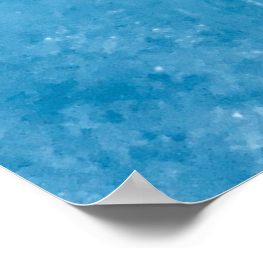 Luchtfoto van het waterlichaam poster (Hoek)