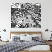 Luchtfoto van raketten in Cuba 1962 Canvas Afdruk (Insitu (Slaapkamer))