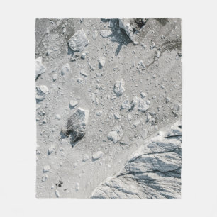 Luchtfoto van stenen fleece deken