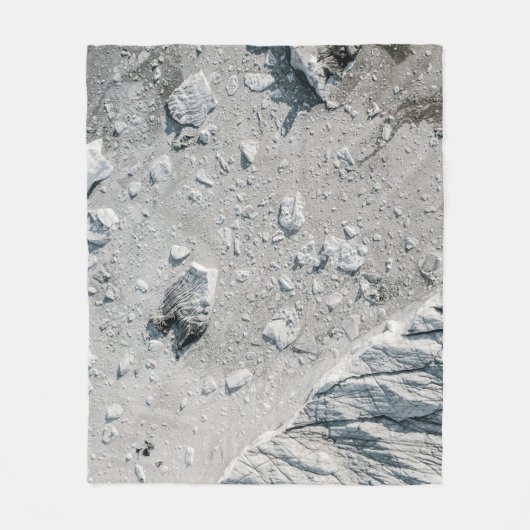 Luchtfoto van stenen fleece deken (Voorkant)