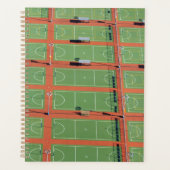 Luchtfoto van tennisbanen planner (Voorkant)