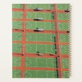 Luchtfoto van tennisbanen planner (Achterkant)