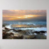 luchtfoto van uitzicht uit de rotswal poster (Voorkant)