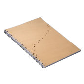 Luchtfoto van voetafdrukken in het zand notitieboek (Rechterzijde)