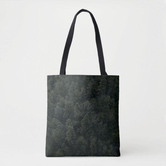 Luchtfotografie van bomen tote bag (Voorkant)
