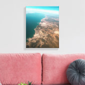 Luchtfotografie van stad C Canvas Afdruk (Insitu (Woonkamer))