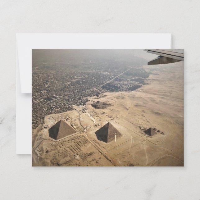 Luchtfoto's van pyramiden uit Egypte (Voorkant)
