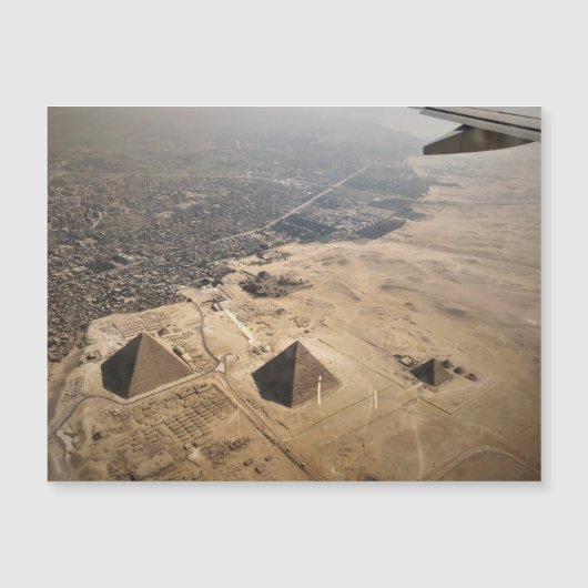 Luchtfoto's van pyramiden uit Egypte (Voorkant)