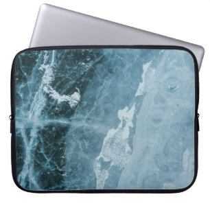 Luchtfoto's van zeeen overdag laptop sleeve