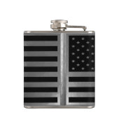 Luchtgevechtscommando met stalen vlag heupfles (Achterkant)