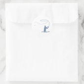 luchtgieten ronde sticker (Tas)