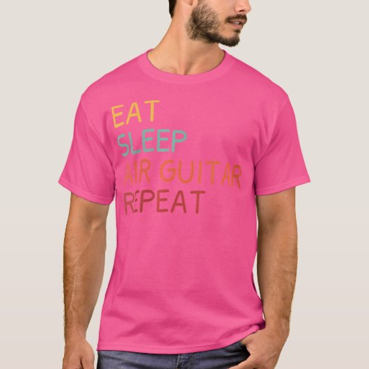 Luchtgitaar T-shirt (Voorkant)